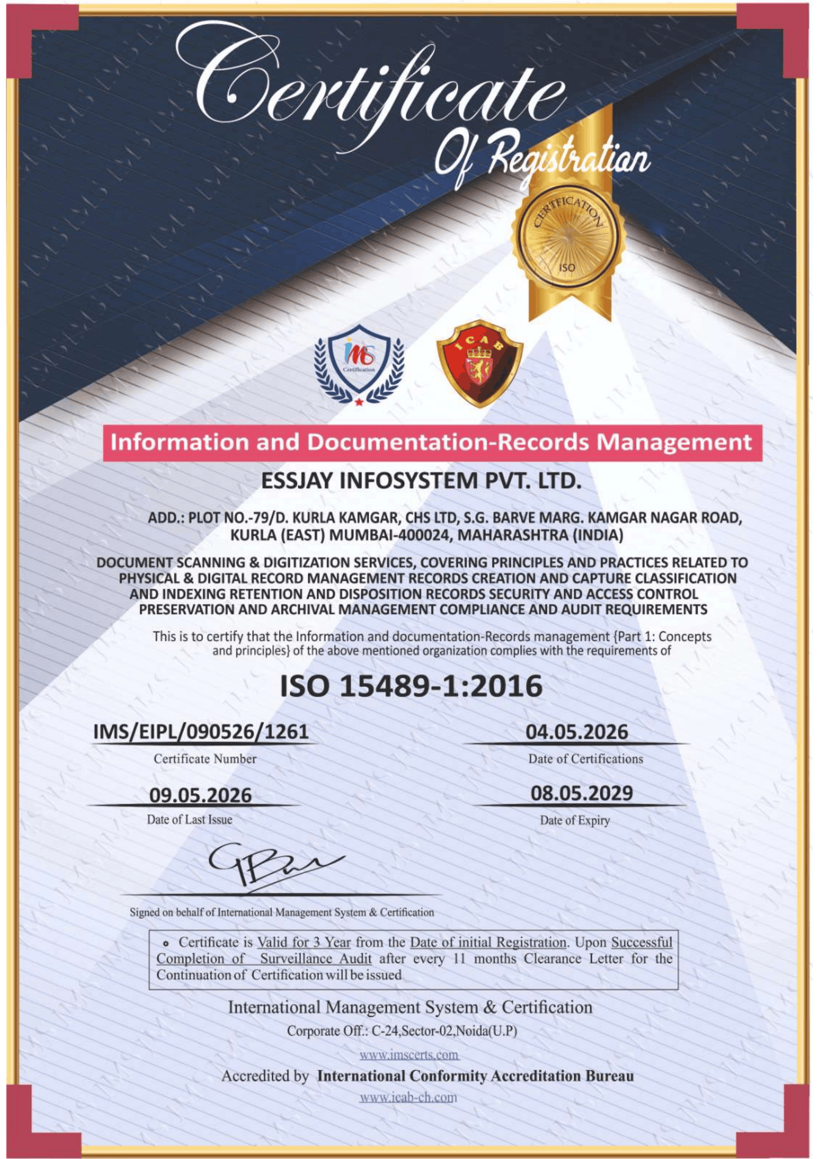 ISO 27001:2013 ISMS