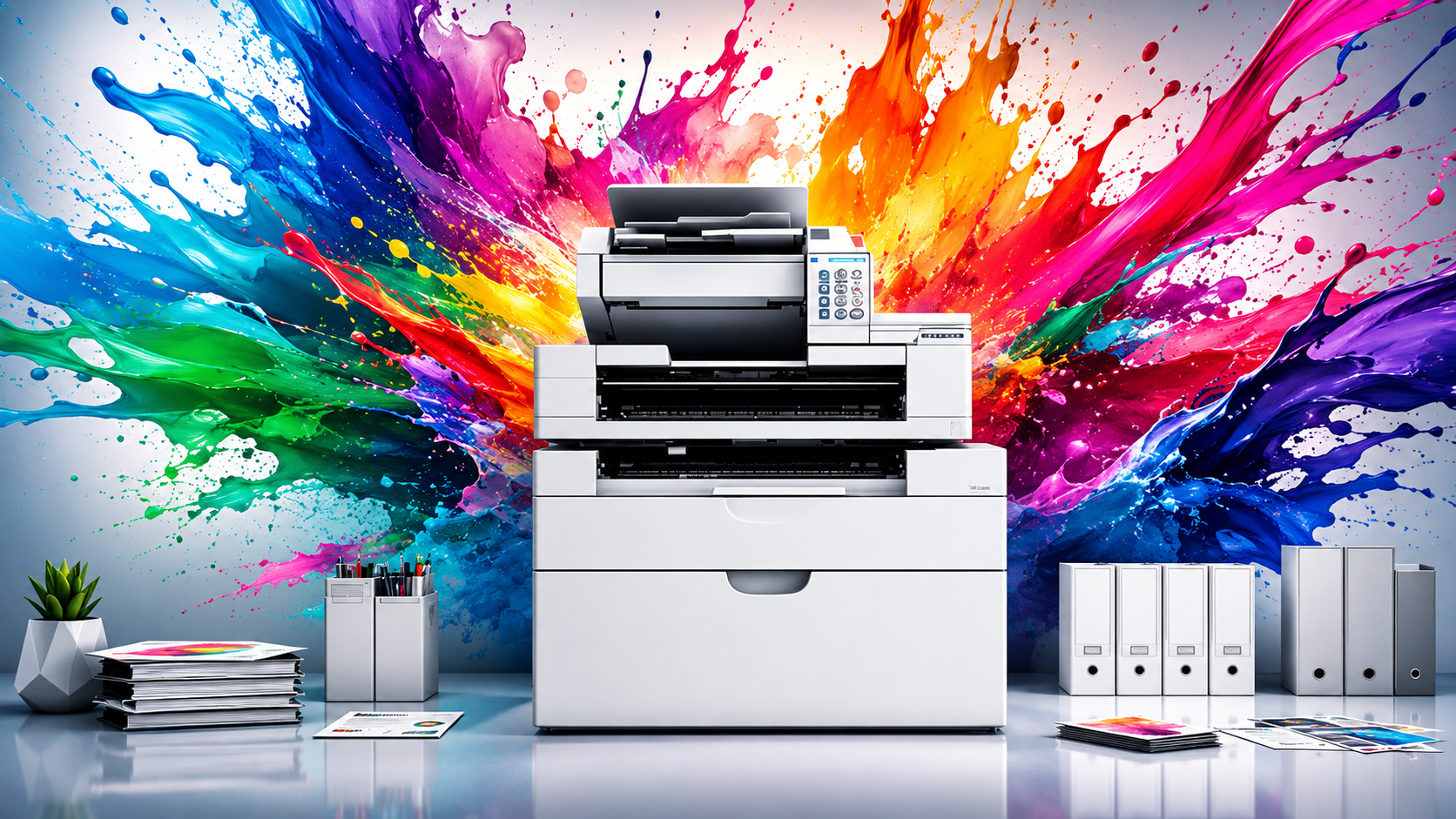 Professional colour printer with vibrant colour printing