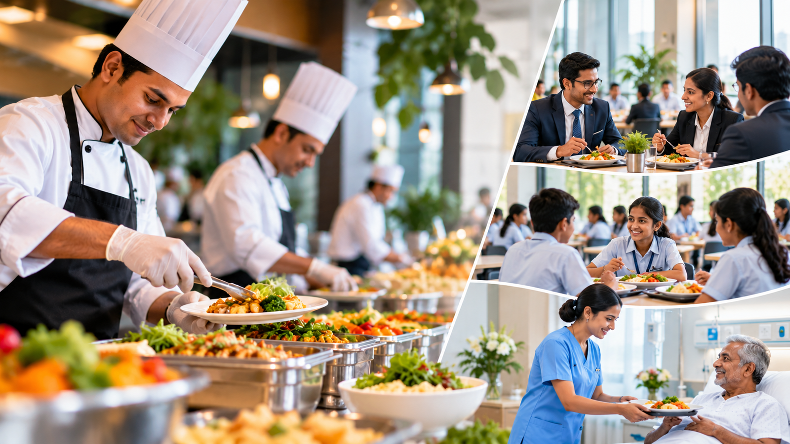 Professional catering services for corporate, educational and healthcare facilities
