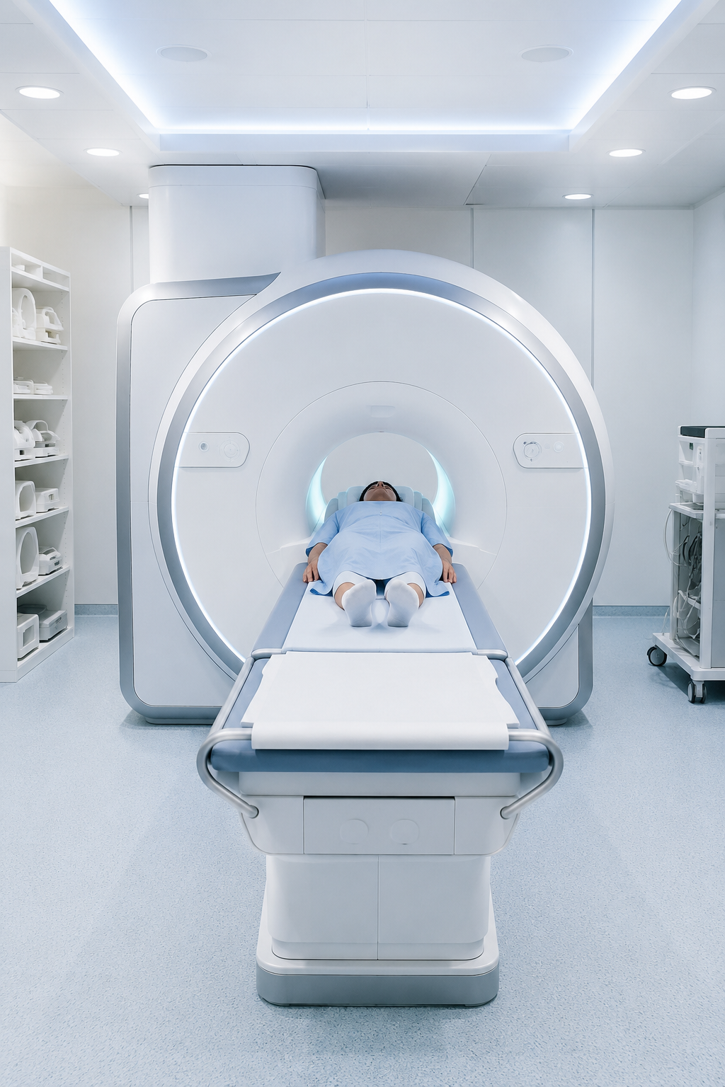 MRI scanner used in a hospital imaging department