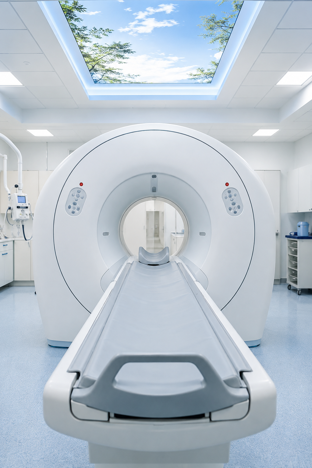 PET-CT scanner in a medical imaging facility