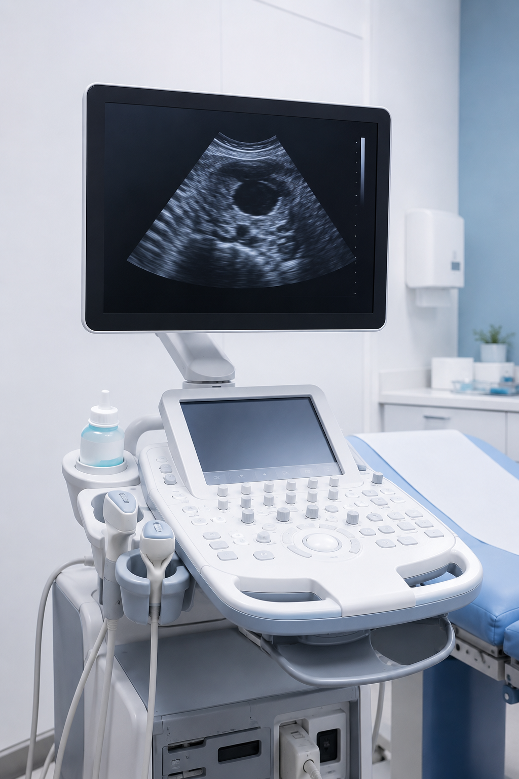 Ultrasound imaging system in a clinical setting