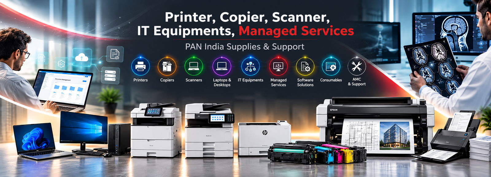 Essjay Infosystem - Printers, Copiers, Scanners and Managed Services